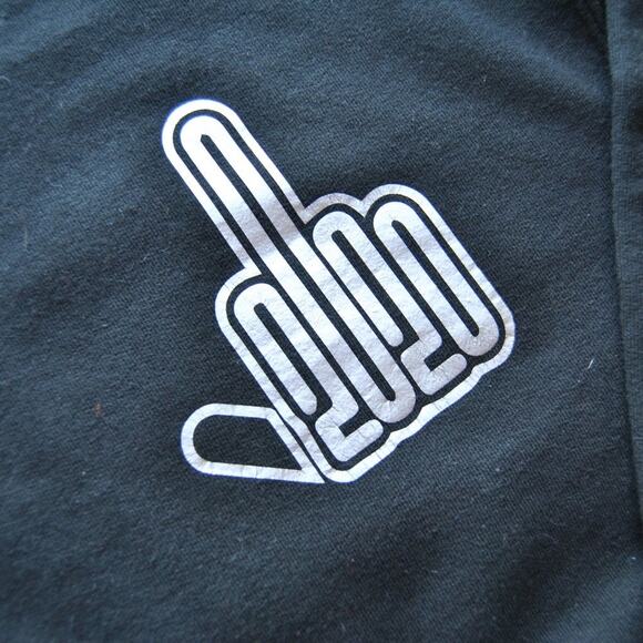 F*** 2020 Black Crewneck Sweater Medium - Picture 2 of 5